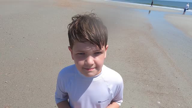 Boy finds first shark’s tooth