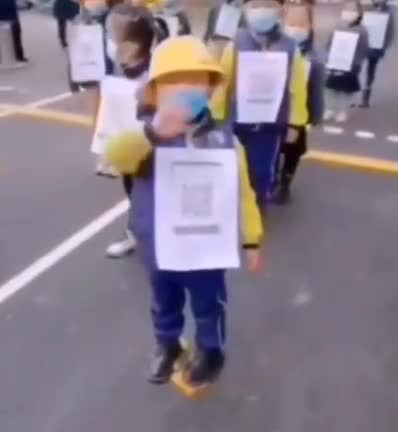 Poor Babies are walking QR Codes