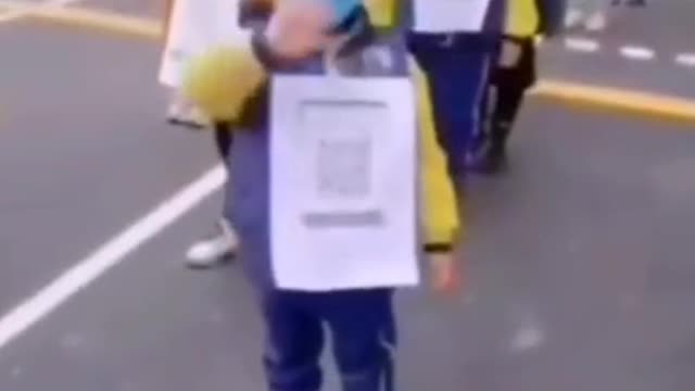 Poor Babies are walking QR Codes