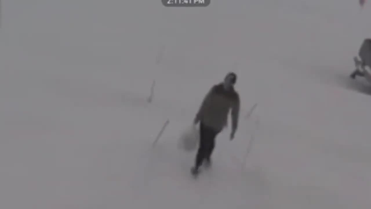 Woman Took An Embarrassing Fall After Getting Her Feet Stuck In Snow