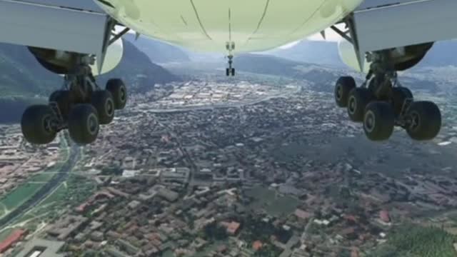 No room for mistakes... #aviation #plane #aircraft #planelanding #microsoftflightsimulator2020