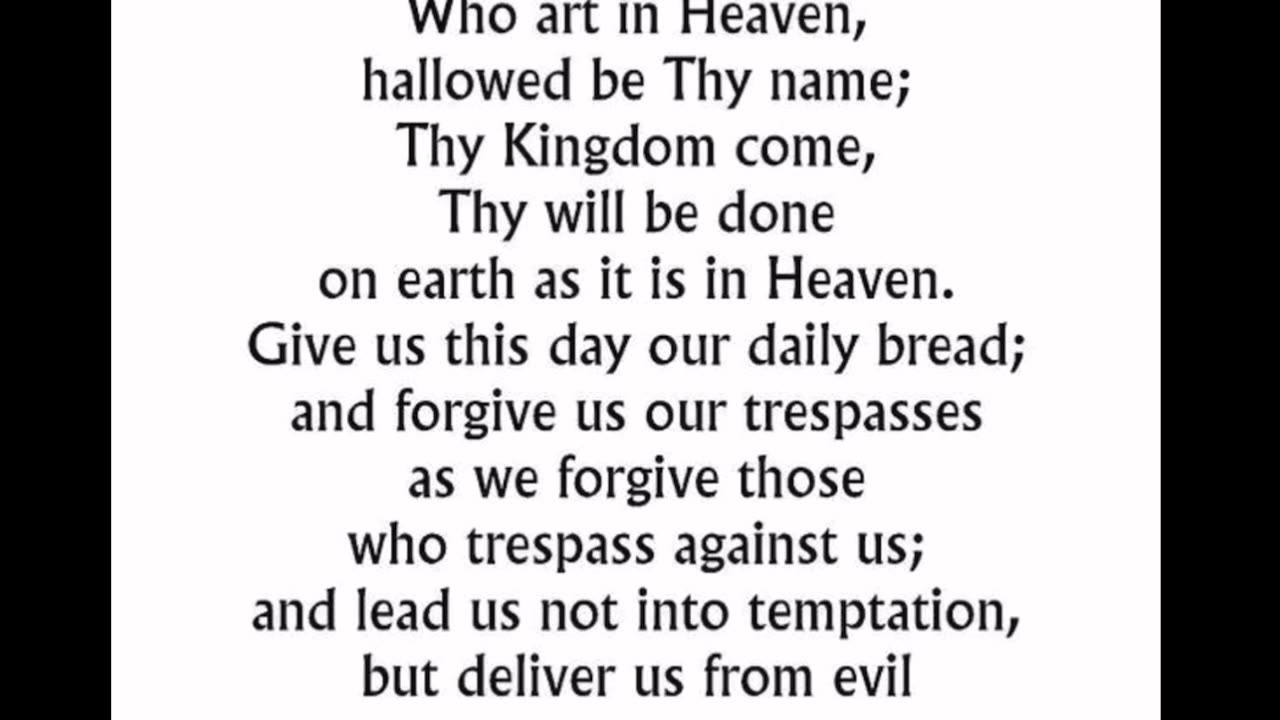 The Lord’s Prayer 🙏