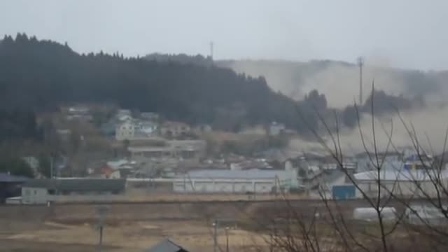 March 11, 2011 Tsunami hits Minami-Sanriku Japan