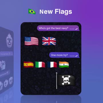 Novos Pacotes de Emojis no Telegram