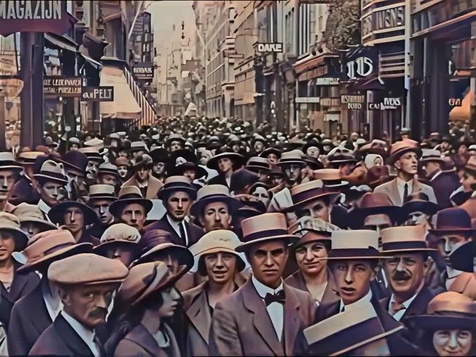 1920s - A Trip Around The World in Color [60fps, Remastered] w_sound design added