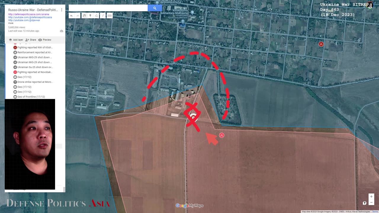 Russian forces entering Novomykhailivka (possibly), Donetsk Front