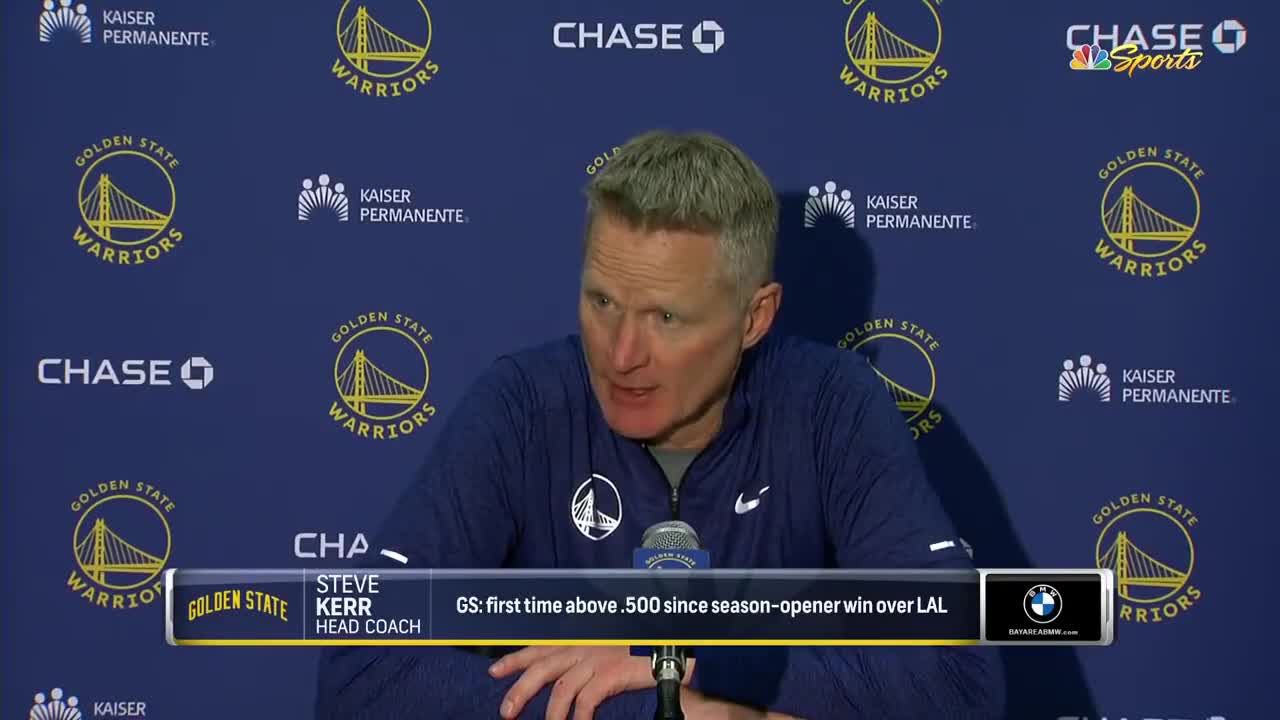 Steve Kerr 🤩 ''Draymond is playing at an All-Star level''
