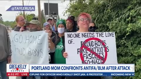 Portland mom goes viral for confronting ANTIFA-BLM They messed with the wrong mom.