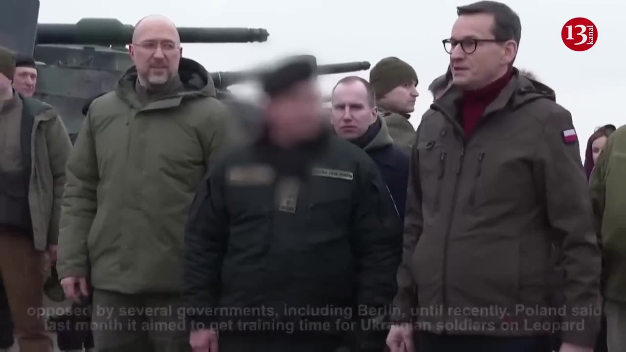 Leopard tank arrived in Ukraine