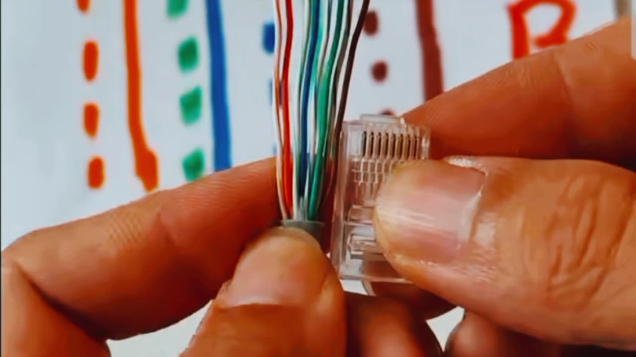 How to make RJ45 connector fix Class B use wire cat6