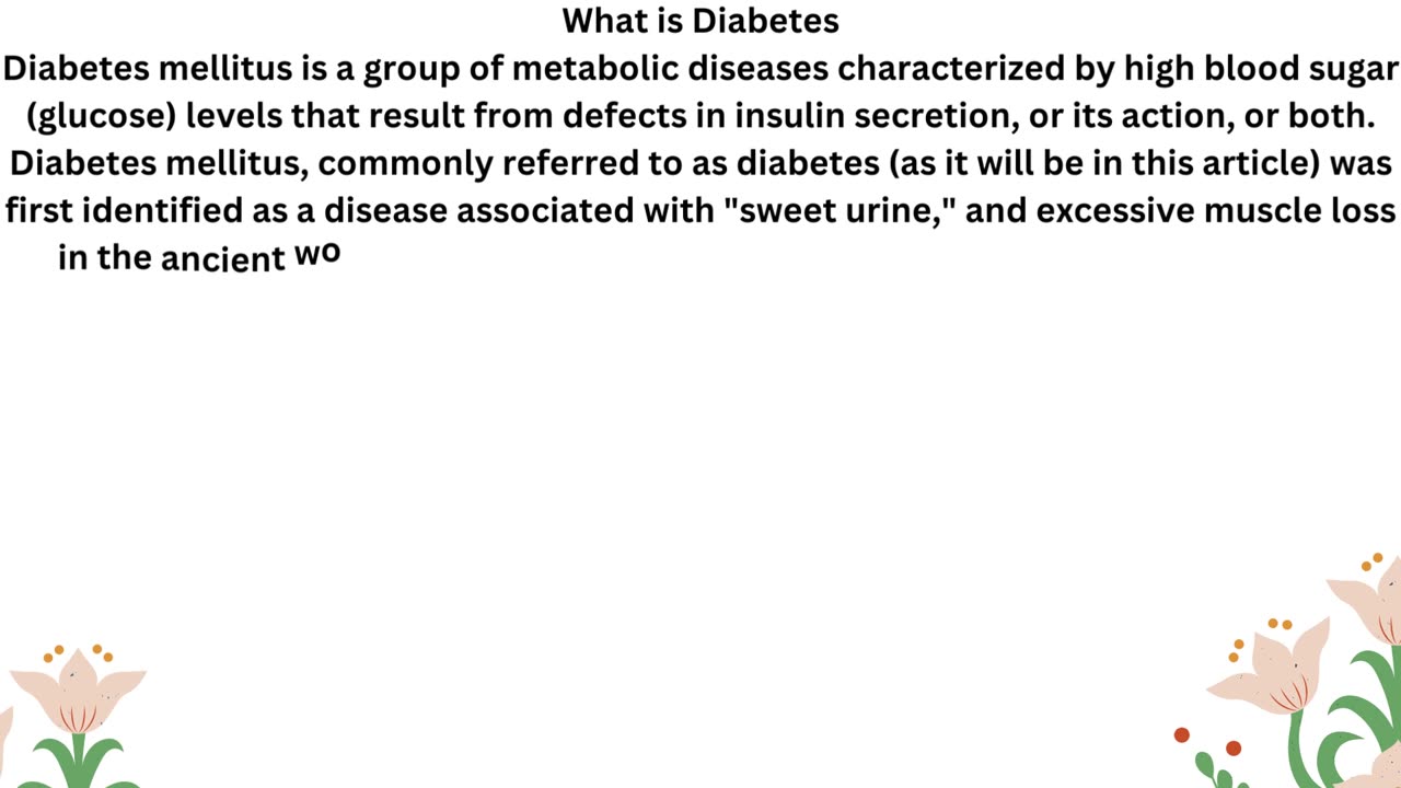 diabeties 1