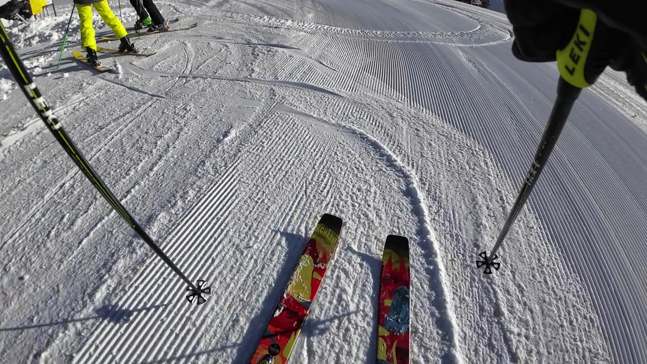 3/11 #1 First tracks down Cherry Ridge Not my favorite today even thou a Bluebird day