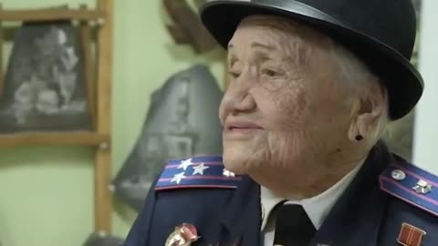 Olha Tverdokhliebova, a World War II veteran, celebrated her 101st birthday at