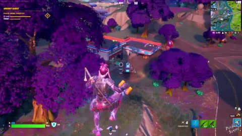 Bounce on a Crash Pad, a Bouncy Slurpshroom, and Off-Road Tires in a Single Match - Fortnite Quests