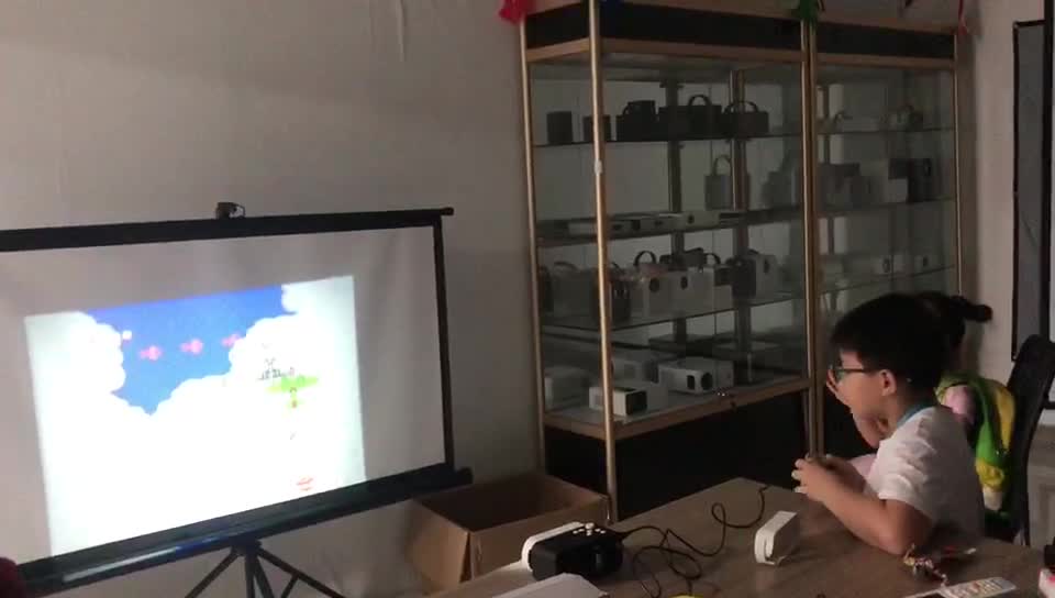 how your little one can do with a mini projector?