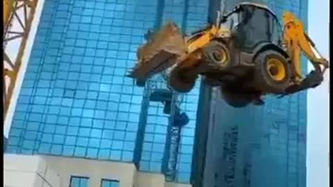 Very big and amazing JCB on air # construction