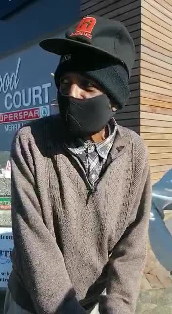 Howick resident Andrew Kalika speaks about the impact of looting