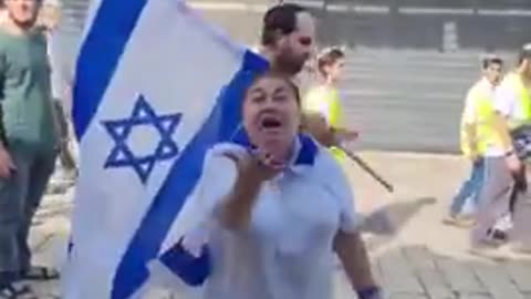 The real terrorists wear white and blue flags