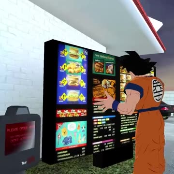 Goku vs Vegeta BUT its at McDonalds Pt 1