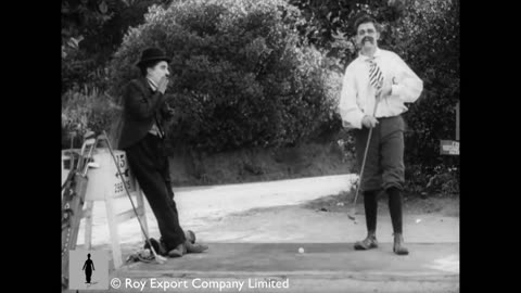 The Golf links Charlie Chaplin | Celebraty World