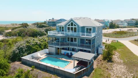 Aerial Video Tour - The Double Anchor - P216 in Corolla, NC