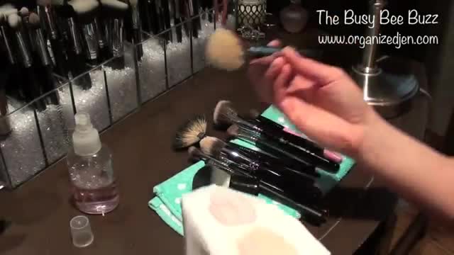 Spot Cleaning Makeup Brushes (2013-02-19)