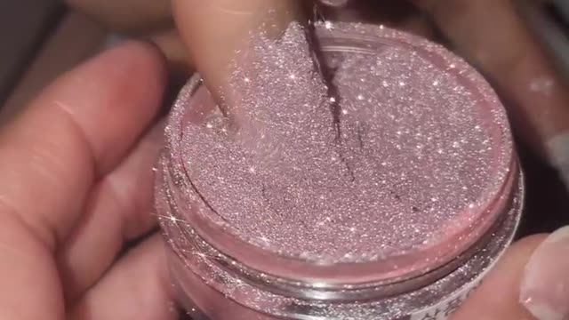 Pink Nail Art Glitter Tutorial 💗💗💗