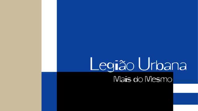 Legião urbana ainda é cedo