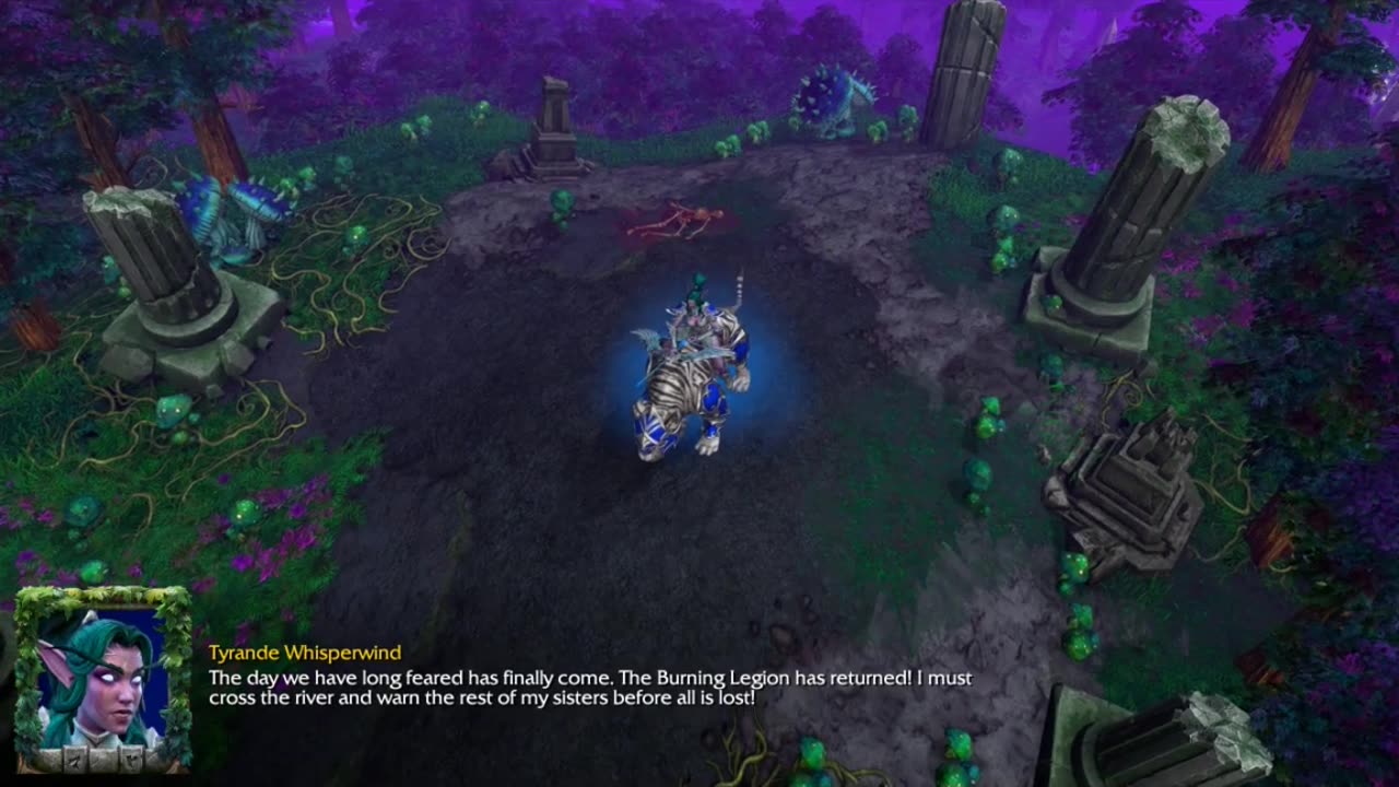 Tyrande Whisperwind all dialogue/cutscenes warcraft 3 reforged