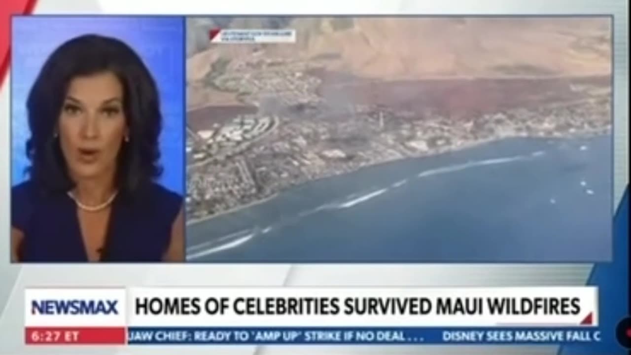 Newsmax reporter getting it right about all the "COINCIDENCES" about the Maui Fires🔥
