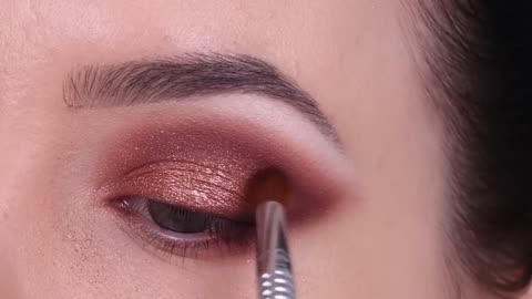 Flirty Bronze Valentine's Day Inspired Eye Makeup Tutorial