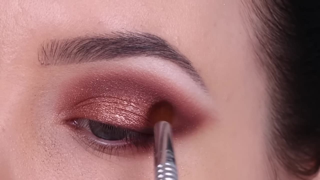 Flirty Bronze Valentine's Day Inspired Eye Makeup Tutorial