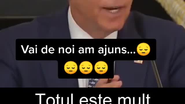 Biden spune prostii despre vaccin si uragan