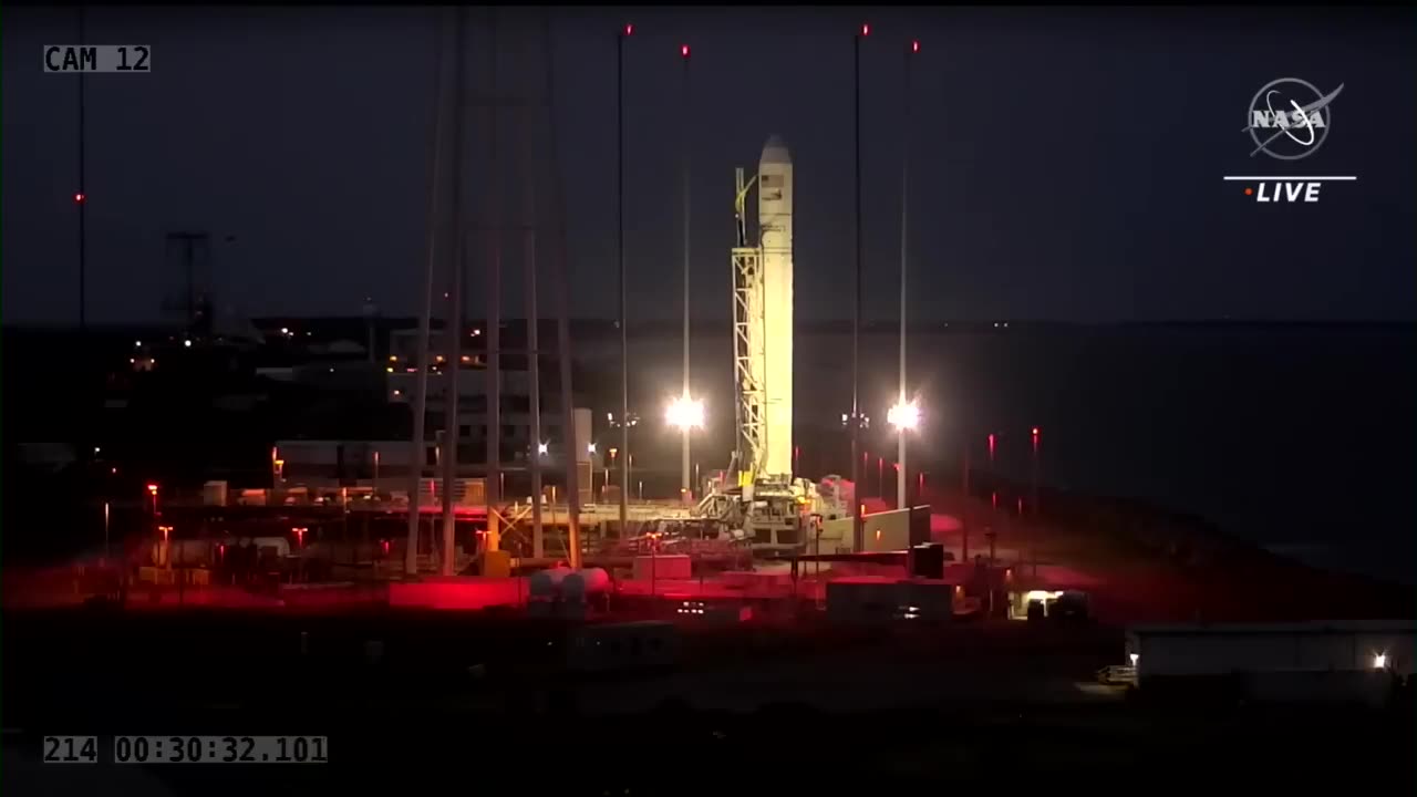 Rocket launch from Wallops Island