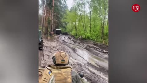 The Ukrainian army is advancing on the front in difficult conditions, on muddy roads
