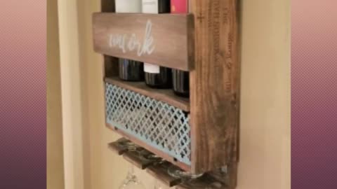 Wall Mounted Wine Rack by Off the Vine Designs