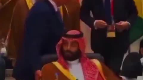 "In Saudi Arabia it is forbidden to touch the Crown Prince" Trump: