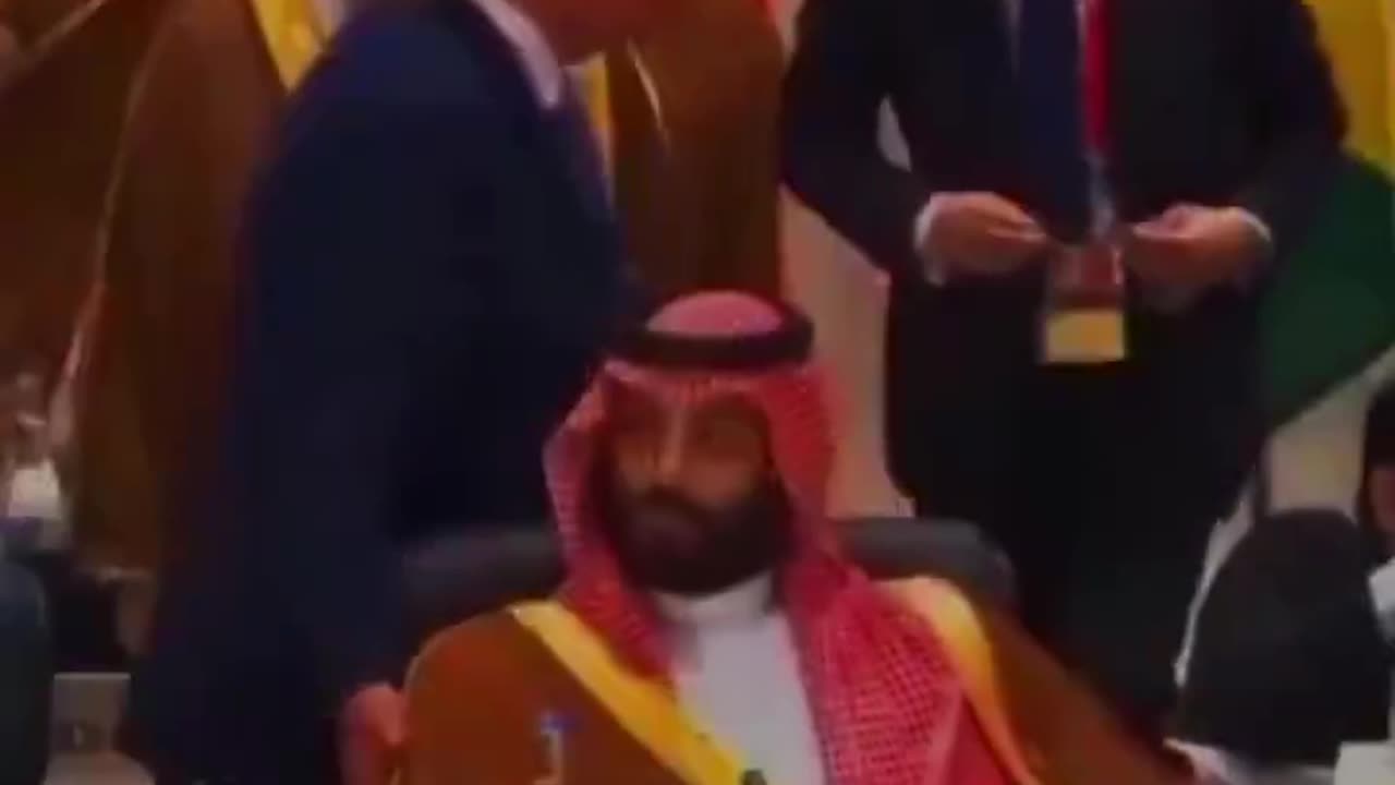 "In Saudi Arabia it is forbidden to touch the Crown Prince" Trump: