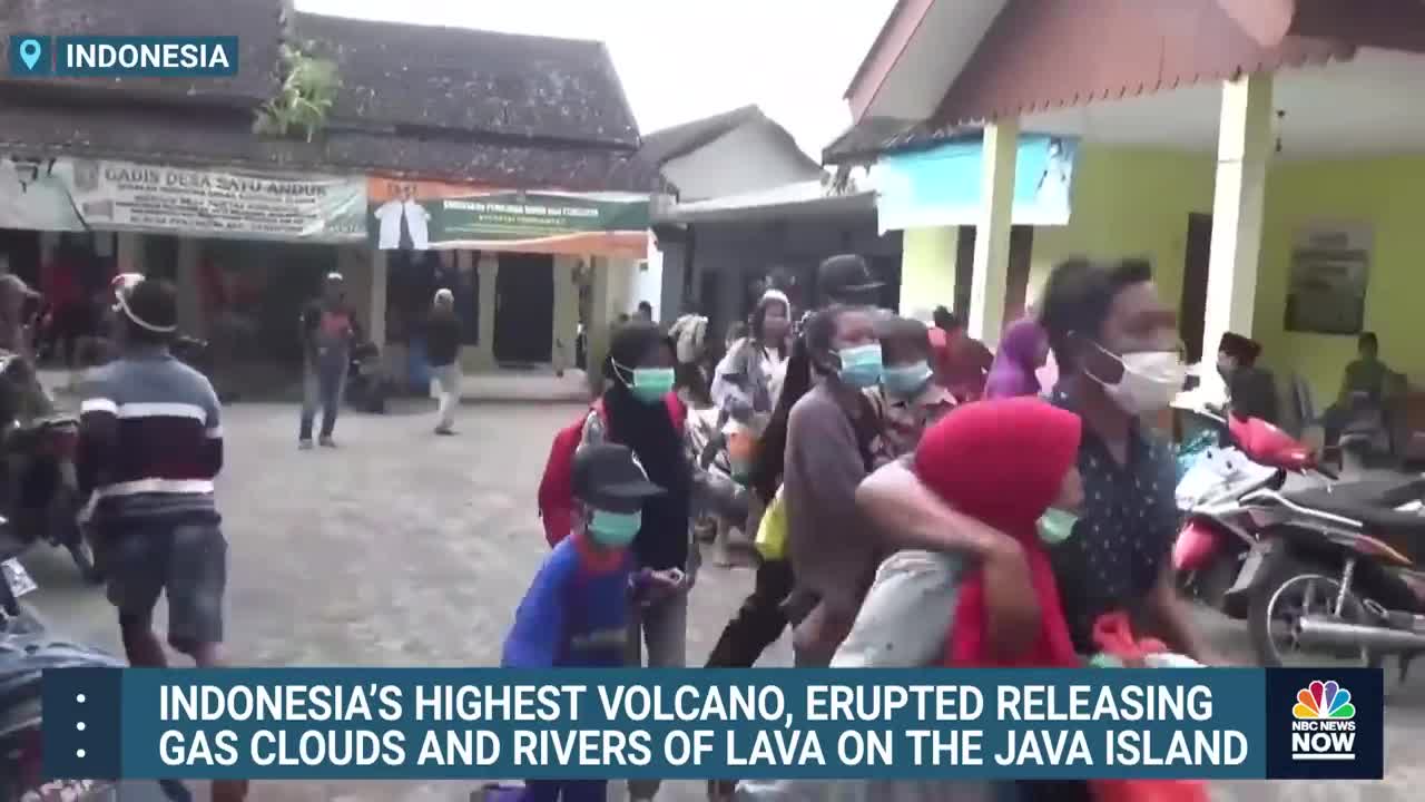 Indonesia Volcano Erupts, Evacuations Underway