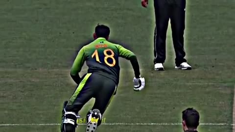 When the fielder hits batsman head