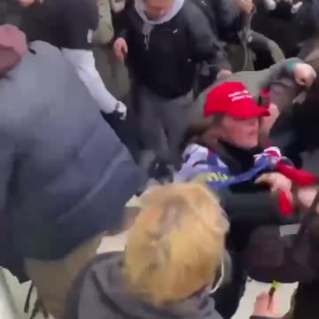 January 6: MAGA Supporters Stopping Antifa from Breaking Windows