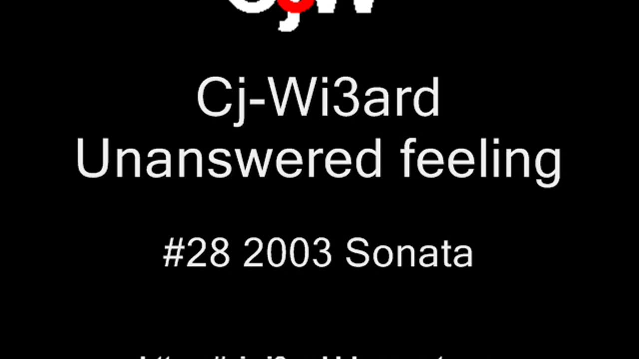 Cj-Wi3ard - Unanswered feeling 2003 #CjWi3ard #Минусовка #Минусовки