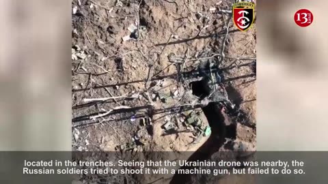 Ukrainian drone makes “insects” regret leaving their "nests"