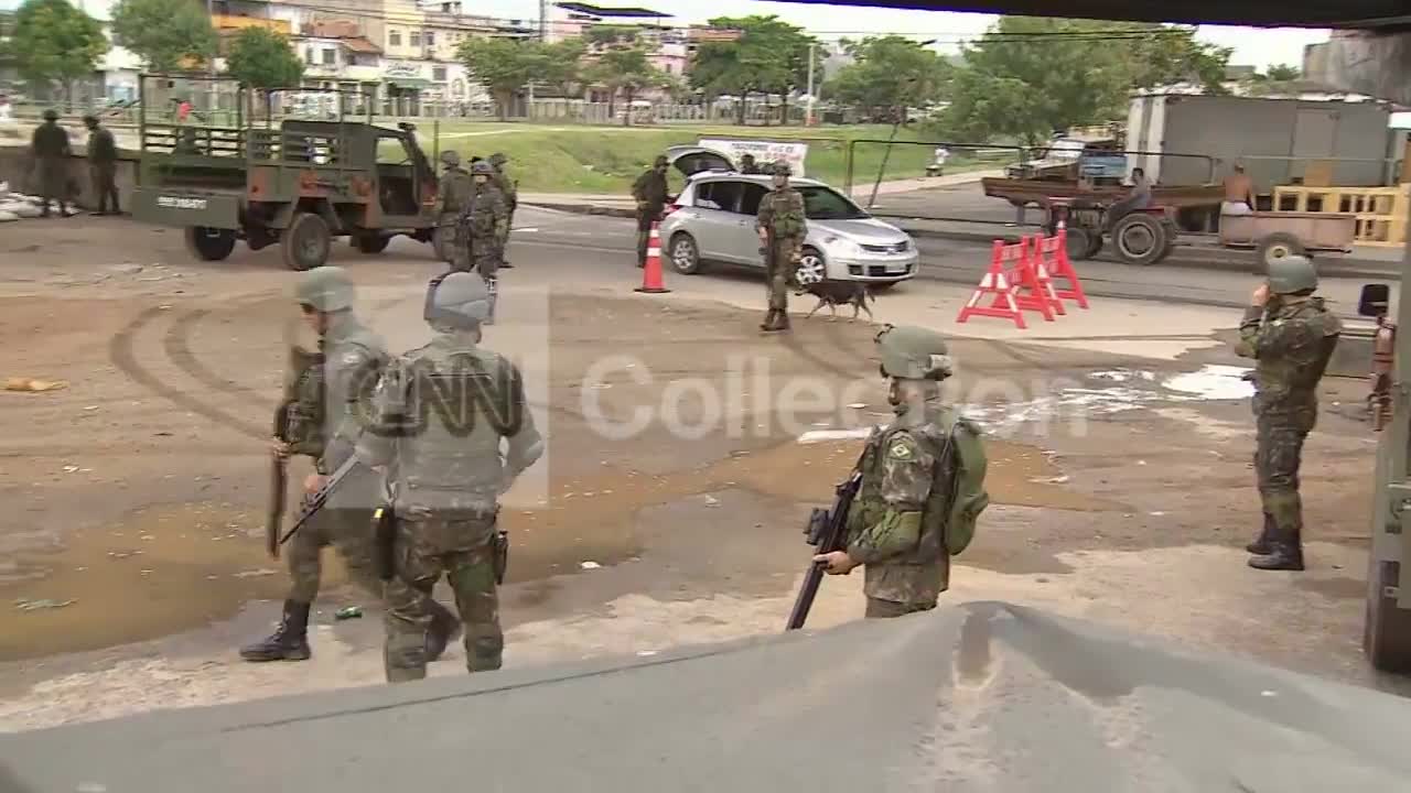 BRAZIL: MILITARY POLICE INCREASE PATROL IN FAVELAS