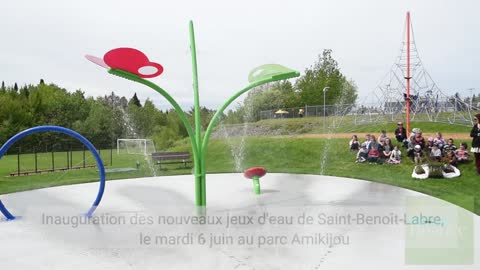 Jeux d'eau Saint-Benoît-Labre