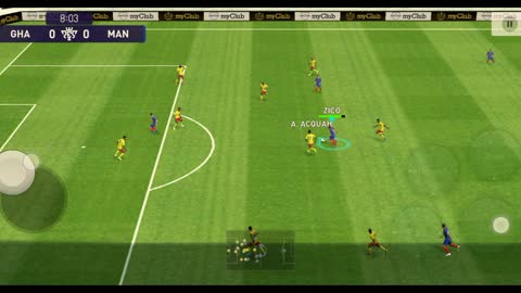 Pes Mobile gameplay