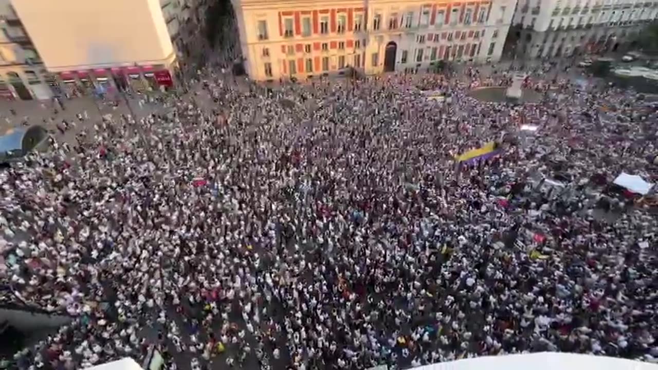 "Spanish Patriots Rally in Madrid to Support Venezuelan Freedom Struggle"