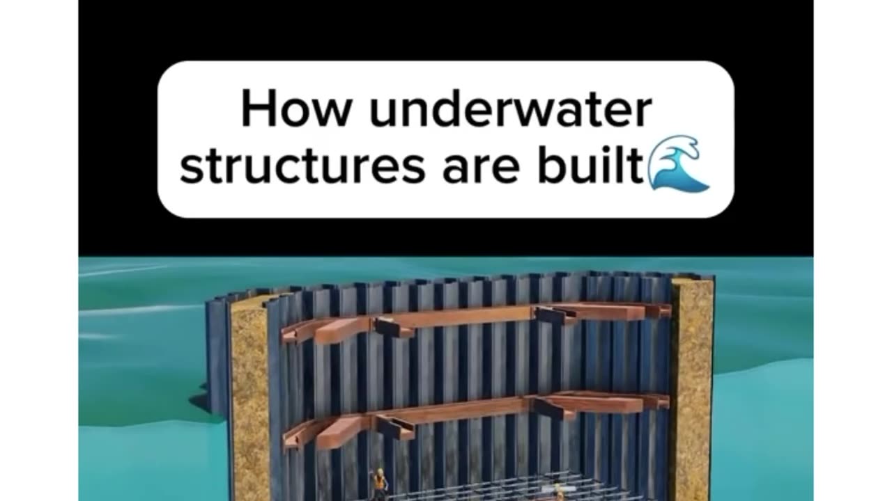 How underwater structures are built