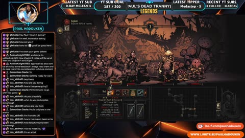 🔴LIVE - DARKEST DUNGEON - PAUL HADOUKEN - DESTROY THEM ALL!