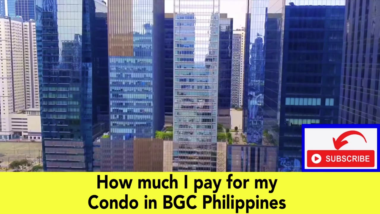How much I pay for my condo in Fort Bonifacio BGC Philippines